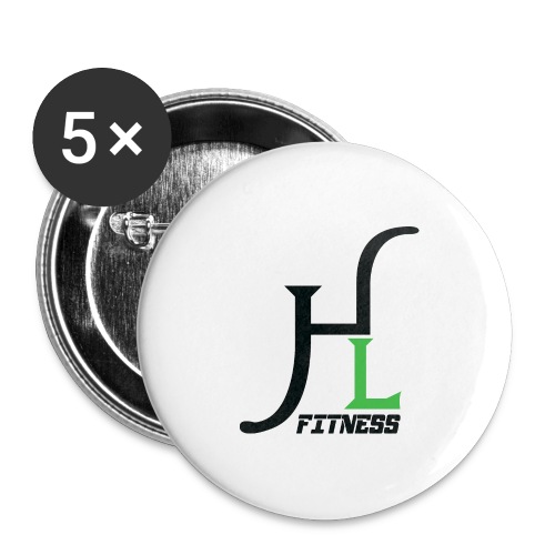 HIIT Life Fitness Logo - Buttons large 2.2'' (5-pack)