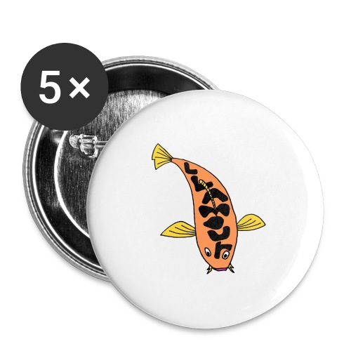 Llamour fish. - Buttons large 2.2'' (5-pack)