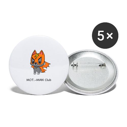 Mot(i)-Man Club - Buttons large 2.2'' (5-pack)