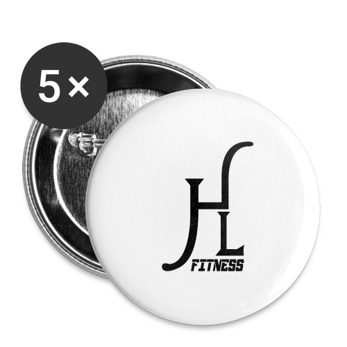 HLF Vector Blk - Buttons large 2.2'' (5-pack)