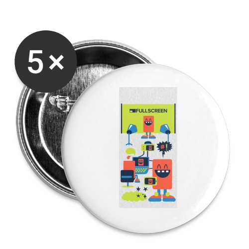 iphone5screenbots - Buttons large 2.2'' (5-pack)