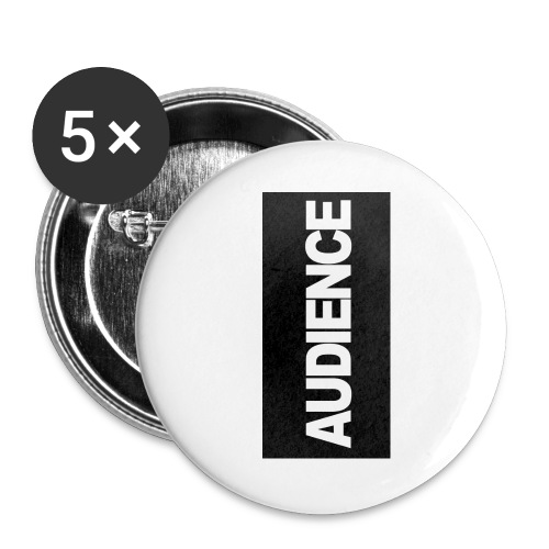 audenceblack5 - Buttons large 2.2'' (5-pack)