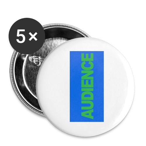 audiencegreen5 - Buttons large 2.2'' (5-pack)