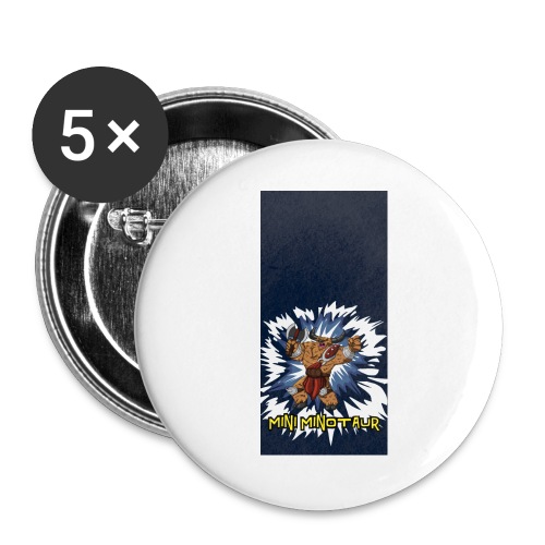 minotaur5 - Buttons large 2.2'' (5-pack)