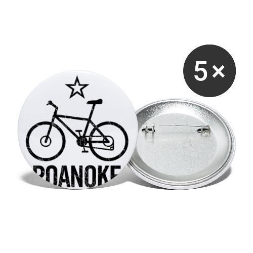 Roanoke VA MTB Mountain Trail Bike Cycling Logo - Buttons large 2.2'' (5-pack)