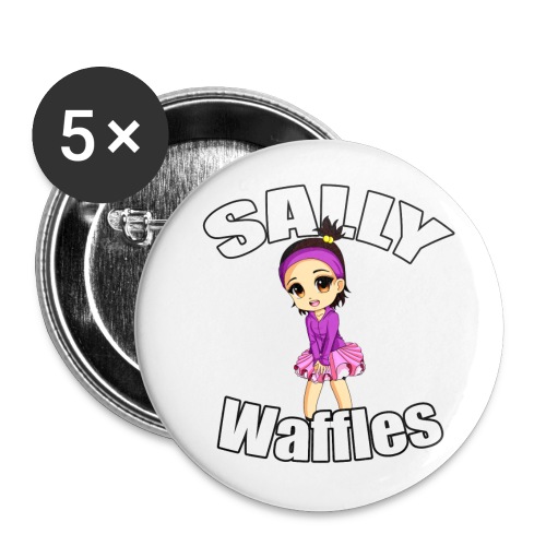Sally Waffles - Buttons large 2.2'' (5-pack)