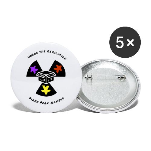 Pikes Peak Gamers Convention 2019 - Accessories - Buttons large 2.2'' (5-pack)