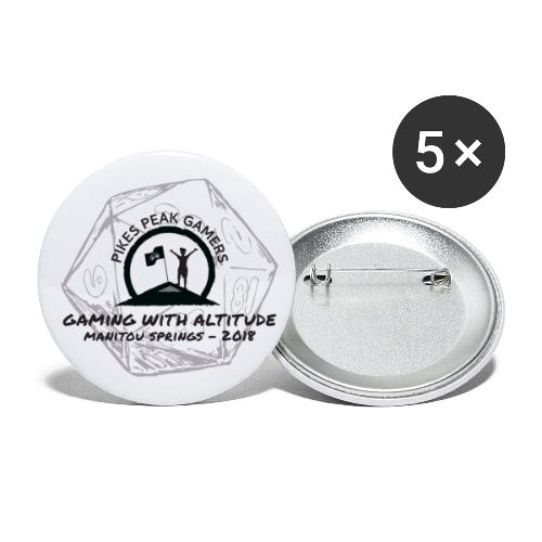 Pikes Peak Gamers Convention 2018 - Accessories - Buttons large 2.2'' (5-pack)