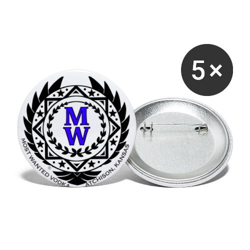 The Most Wanted Crest - Buttons large 2.2'' (5-pack)