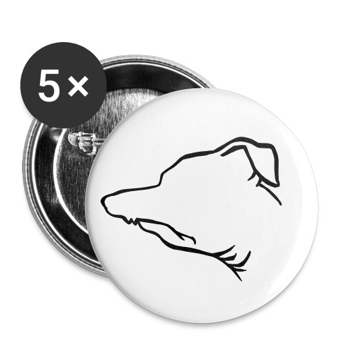 Profile Outline - Buttons large 2.2'' (5-pack)