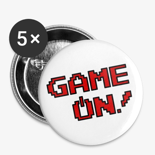 Game On.png - Buttons large 2.2'' (5-pack)