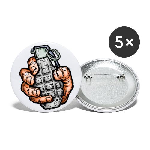 Hand Grenade In Comics Style - Buttons large 2.2'' (5-pack)