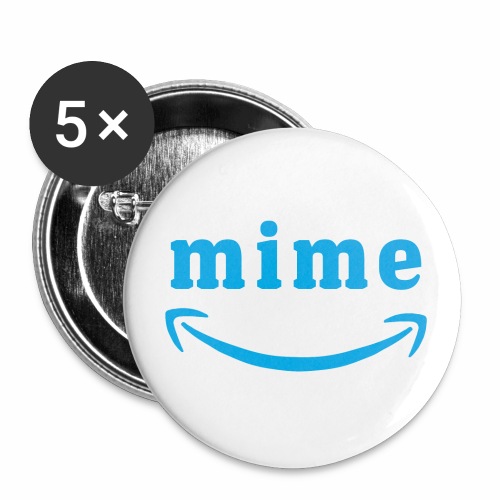 Funny Mime Introvert Social Distance - Buttons large 2.2'' (5-pack)