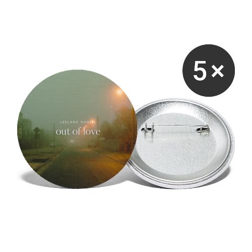 out of love - Buttons large 2.2'' (5-pack)