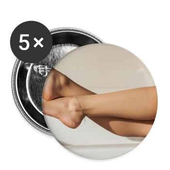 Feet and legs - Buttons large 2.2'' (5-pack) - white