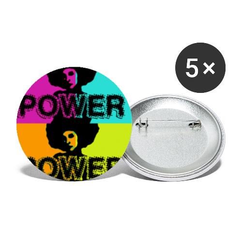 POWER by MDAD - Buttons large 2.2'' (5-pack)