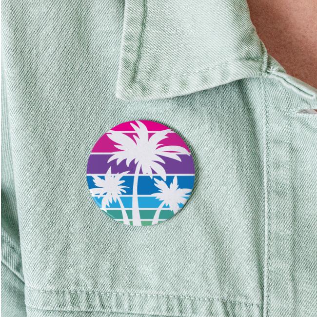 Retro 80s and 90s Tropical Beach Style Palm Trees