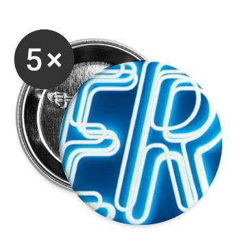 Neon Energy Sign - Buttons large 2.2'' (5-pack) - white