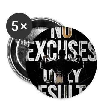 Thé Bleu printe of success  - Buttons large 2.2'' (5-pack) - white