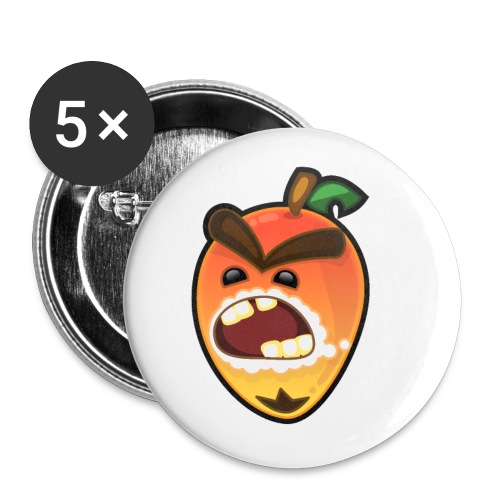 The Rabid Mango - Buttons large 2.2'' (5-pack)
