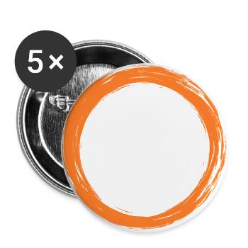 Circle icon - Buttons large 2.2'' (5-pack) - white