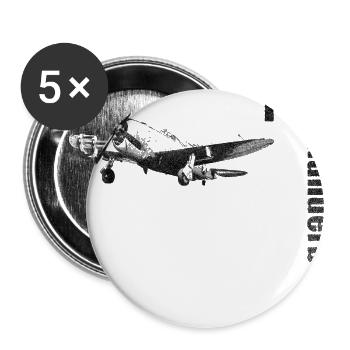 P-47 - Buttons large 2.2'' (5-pack) - white