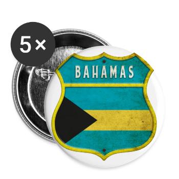 Bahamas coat of arms flag design - Buttons large 2.2'' (5-pack) - white