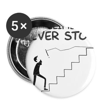 Trending Graphic Art Design - Buttons large 2.2'' (5-pack) - white
