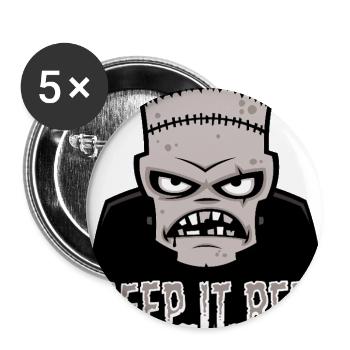 Creep It Real Classic Horror Monster Design - Buttons large 2.2'' (5-pack) - white