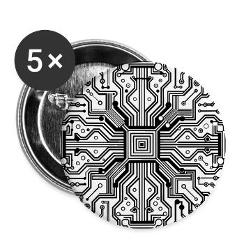 Circuit Core Mesh - Buttons large 2.2'' (5-pack) - white