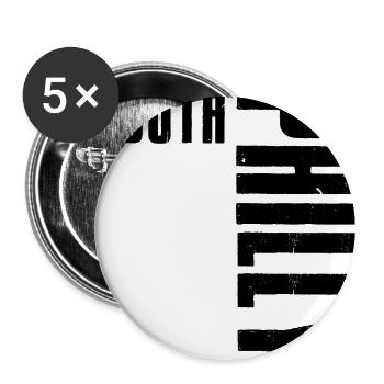 South Philly Vintage - Buttons large 2.2'' (5-pack) - white