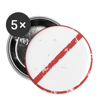 No Ice Cubes Emblem - Buttons large 2.2'' (5-pack) - white