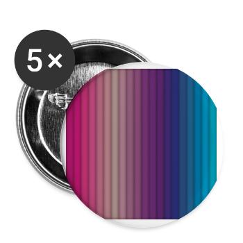 Prismatic Bar Gradient - Buttons large 2.2'' (5-pack) - white