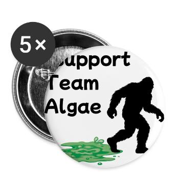 I Support Team Algae Funny Bigfoot Meme - Buttons large 2.2'' (5-pack) - white