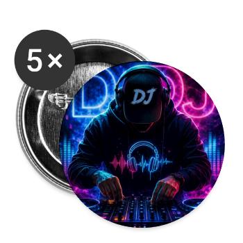 Professional DJ Mixer | EDM Music Lover Graphic De - Buttons large 2.2'' (5-pack) - white