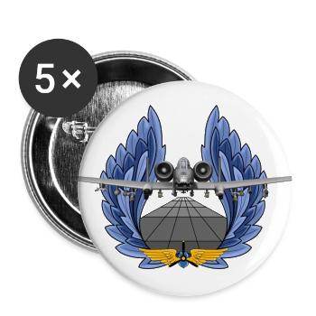 A-10 Thunderbolt - Buttons large 2.2'' (5-pack) - white