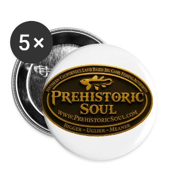 Prehistoric Soul Emblem - Buttons large 2.2'' (5-pack) - white