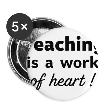 Teacher Mode On School Graphic Funny Teaching - Buttons large 2.2'' (5-pack) - white