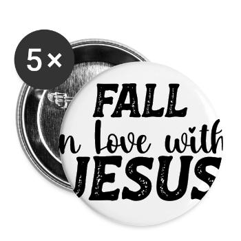 Please provide design image - Buttons large 2.2'' (5-pack) - white