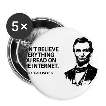 Noir Line Portrait: Rugged Male - Buttons large 2.2'' (5-pack) - white