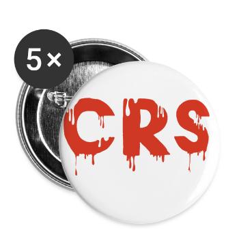CRS design [party] - Buttons large 2.2'' (5-pack) - white