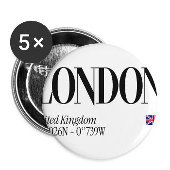 Design analysis pending - Buttons large 2.2'' (5-pack) - white