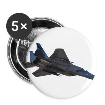 McDonnell Douglas F-15E Strike Eagle - Buttons large 2.2'' (5-pack) - white