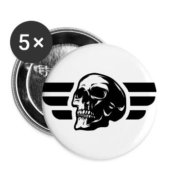 Awaiting design details - Buttons large 2.2'' (5-pack) - white