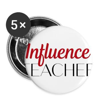 Retro Teacher Mode On School Graphic Classroom - Buttons large 2.2'' (5-pack) - white