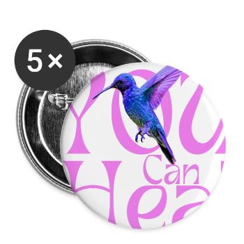 You Can Heal - Buttons large 2.2'' (5-pack) - white