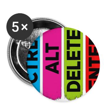Tech Humor Design – Restart Your Life in Color - Buttons large 2.2'' (5-pack) - white