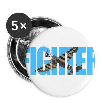 P-47 Thunderbolt - Buttons large 2.2'' (5-pack) - white
