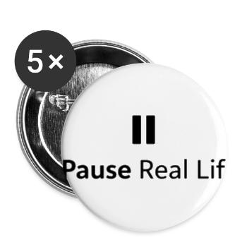 [Design image required] - Buttons large 2.2'' (5-pack) - white