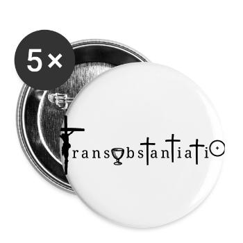 Transubstantiation – Eucharist & Holy Communion Ty - Buttons large 2.2'' (5-pack) - white